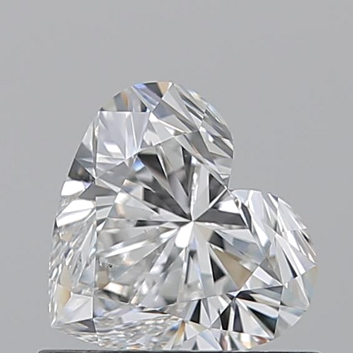 0.7 carat E-SI1 Natūralus Heart Deimantas (1)