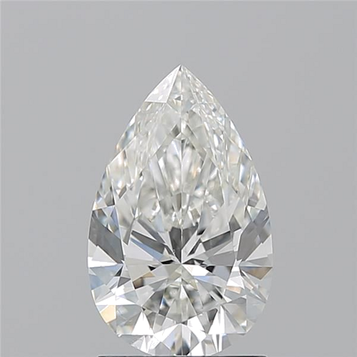 1.53 carat H-SI1 Natūralus Pear Deimantas (1)
