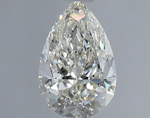 0.9 carat I-SI1 Natūralus Pear Deimantas (1)