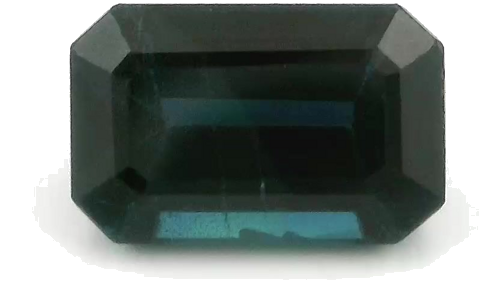 1.32 carat BLUE STEP cut Octagonal Safyras (1)