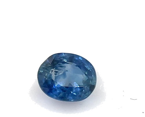 0.42 carat BLUE Oval Safyras (1)
