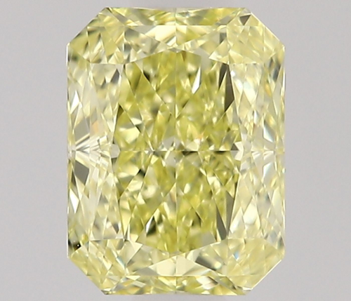 0.51 carat Fancy Yellow-VVS1 Natūralus Radiant Deimantas (1)