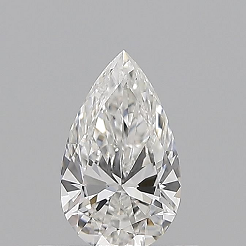 0.5 carat F-VS1 Natūralus Pear Deimantas (1)