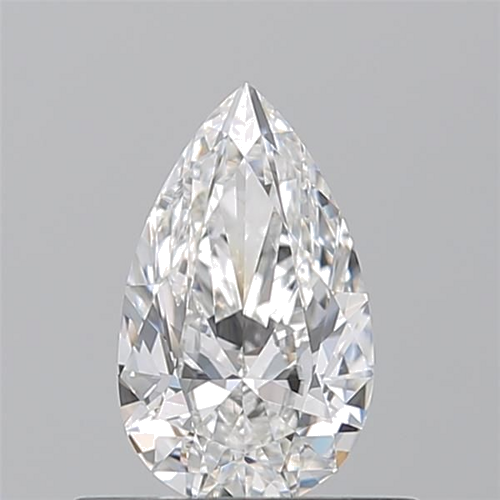 0.5 carat E-VS1 Natūralus Pear Deimantas (1)