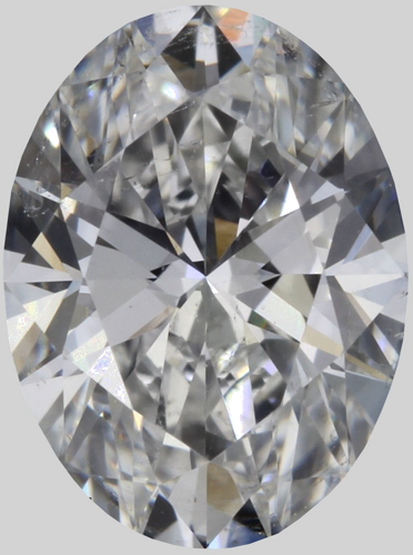 0.55 carat E-SI2 Natūralus Oval Deimantas (1)
