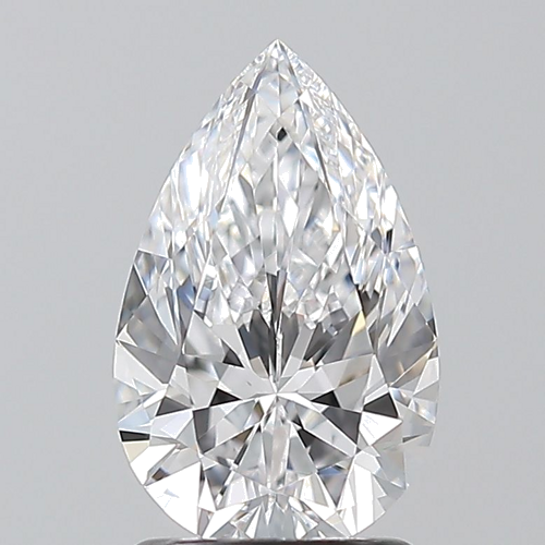1.55 carat D-VVS2 Natūralus Pear Deimantas (1)