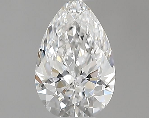 0.3 carat E-VS1 Natūralus Pear Deimantas (1)