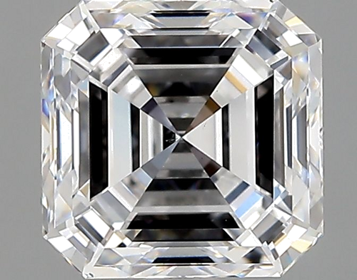 2.01 carat D-VS2 Natūralus Asscher Deimantas (1)