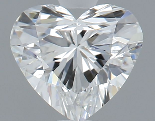 0.51 carat F-SI1 Natūralus Heart Deimantas (1)