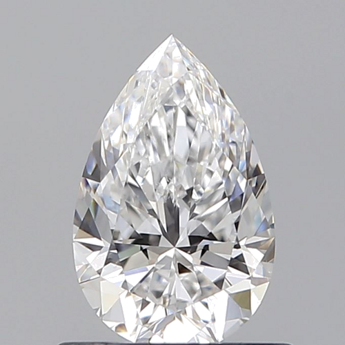0.7 carat D-VS2 Natūralus Pear Deimantas (1)