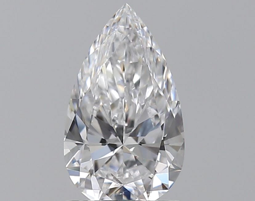 1.0 carat D-SI1 Natūralus Pear Deimantas (1)