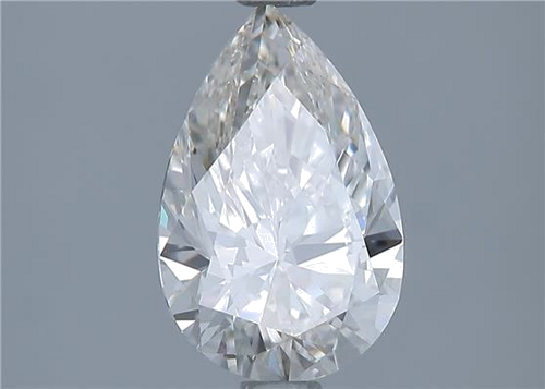 1.52 carat I-VVS2 Natūralus Pear Deimantas (1)
