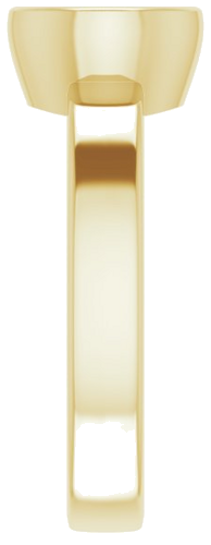 Sužadėtuvių Žiedas „Solitaire“ 585 Geltonojo Aukso Round 7mm (4)