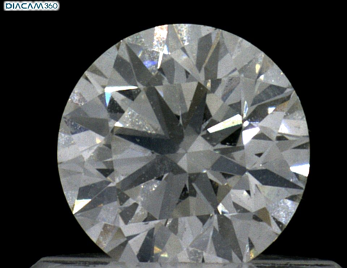 0.5 carat J-SI2 Excellent cut Natūralus Round Deimantas (1)