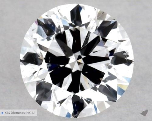 0.5 carat D-SI1 Very Good cut Natūralus Round Deimantas (1)