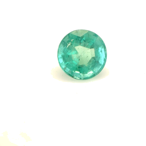 0.64 carat GREEN Round Smaragdas (1)