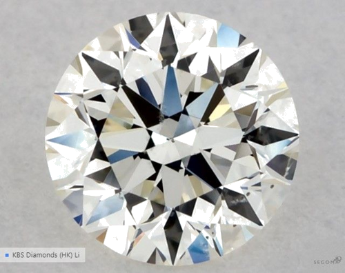 0.5 carat K-SI1 Excellent cut Natūralus Round Deimantas (1)