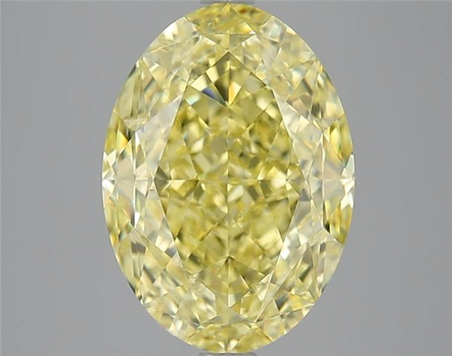 5.58 carat Fancy Intense Yellow-VVS2 Natūralus Oval Deimantas (1)