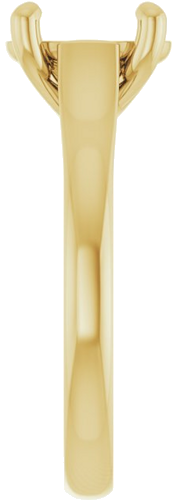 Sužadėtuvių Žiedas „Solitaire“ 585 Geltonojo Aukso Oval 9mm x 7mm (4)