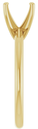 Sužadėtuvių Žiedas „Solitaire“ 585 Geltonojo Aukso Cushion 7mm (4)