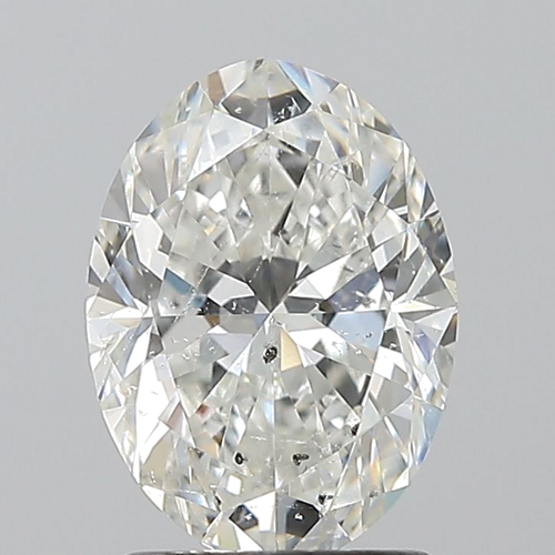 1.72 carat H-SI2 Natūralus Oval Deimantas (1)