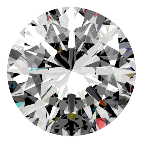 0.3 carat G-VVS1 Very Good cut Natūralus Round Deimantas (1)