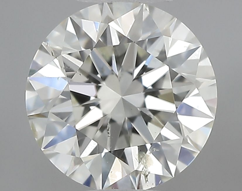 0.52 carat K-SI1 Excellent cut Natūralus Round Deimantas (1)