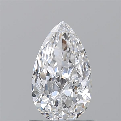 0.9 carat D-SI1 Natūralus Pear Deimantas (1)