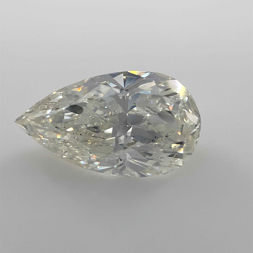 2.01 carat J-SI2 Natūralus Pear Deimantas (1)