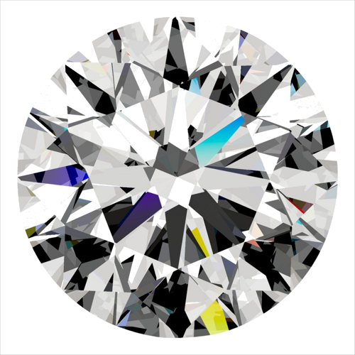 0.3 carat F-VS2 Excellent cut Natūralus Round Deimantas (1)