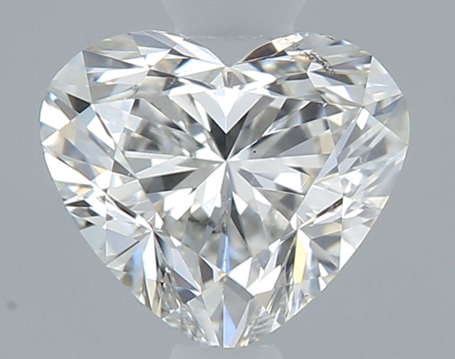 0.5 carat H-SI1 Natūralus Heart Deimantas (1)