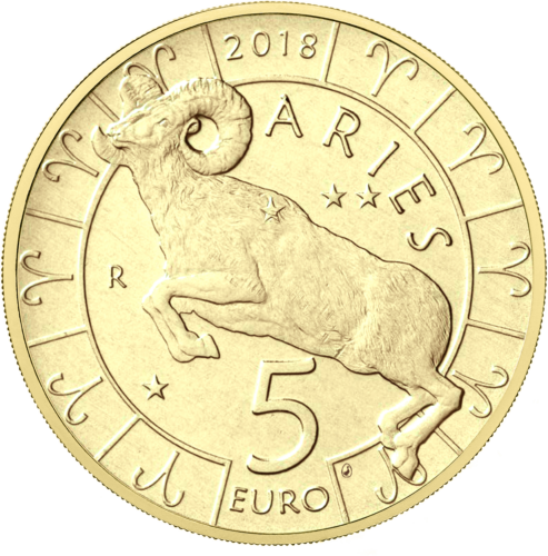 2018 San Marino Aries (Zodiac) 5 euro coin (1)