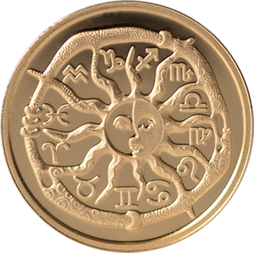 Libra, gold (.999) 1.24 g (September 24 - October 23) (2)