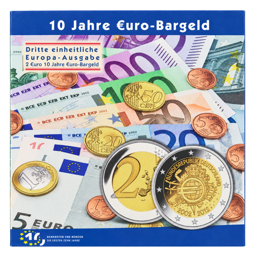 2012 Germany Ten Years of the Euro TYE €2 Coin Set in Commemorative BU Packaging (1)