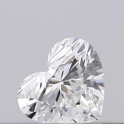 0.18 carat F-VVS1 Natūralus Heart Deimantas (1)