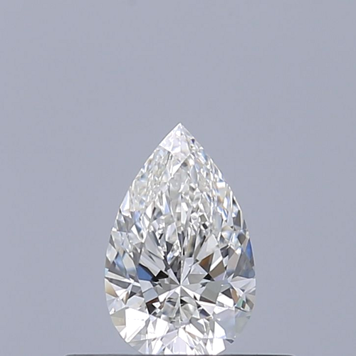 0.3 carat F-VVS1 Natūralus Pear Deimantas (1)