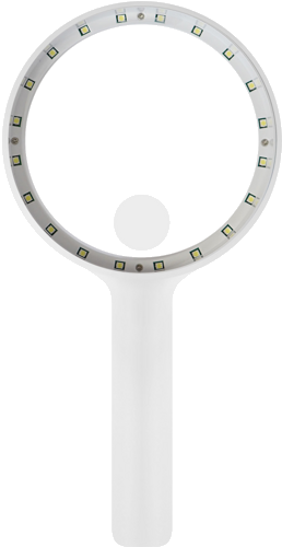 Лупа с LED осветление 3x 5x (3)