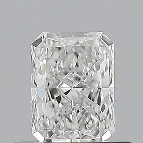 0.52 carat F-VVS1 Natūralus Radiant Deimantas (1)