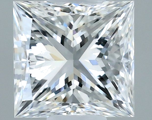 0.3 carat F-VVS2 Natūralus Princess Deimantas (1)