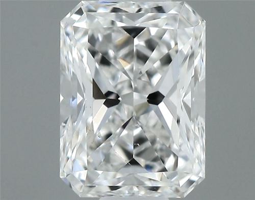 0.41 carat F-SI1 Natūralus Radiant Deimantas (1)