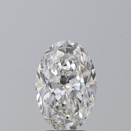 3.51 carat F-SI2 Natūralus Oval Deimantas (1)