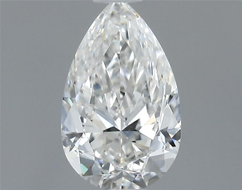 0.41 carat F-SI1 Natūralus Pear Deimantas (1)