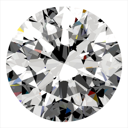 0.3 carat E-VVS2 Excellent cut Natūralus Round Deimantas (1)