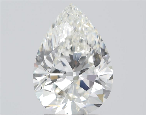 3.06 carat I-VVS1 Natūralus Pear Deimantas (1)