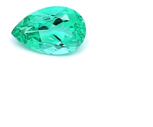 0.55 carat GREEN MODIFIEDBRILLIANTFANCY cut Pear Smaragdas (1)