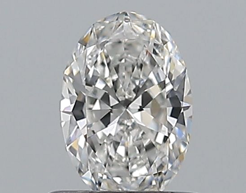 0.5 carat F-VVS1 Natūralus Oval Deimantas (1)