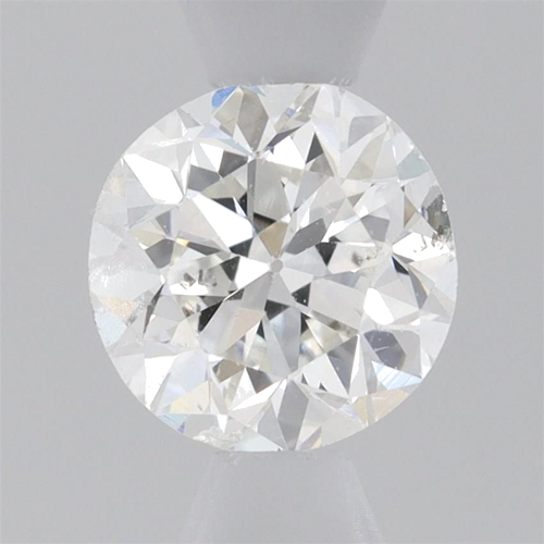 0.56 carat G-SI2 GD cut Natūralus Round Deimantas (1)