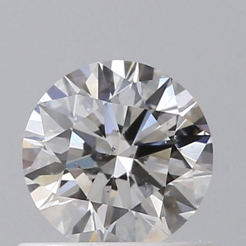 0.5 carat F-SI1 Excellent cut Natūralus Round Deimantas (1)