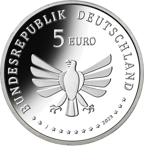 2023 Германия Dragonfly монета от 5 евро (3)