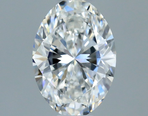 0.42 carat F-VVS2 Natūralus Oval Deimantas (1)